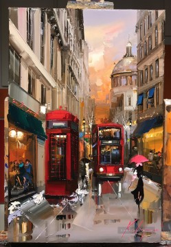 impressionen london Ölbilder verkaufen - LONDON Kal Gajoum strukturiert
